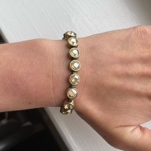 Touchstone Swarovski crystal brown bracelet